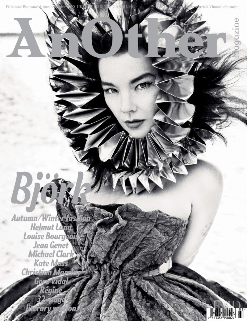 Björk featured on the AnOther cover from September 2010