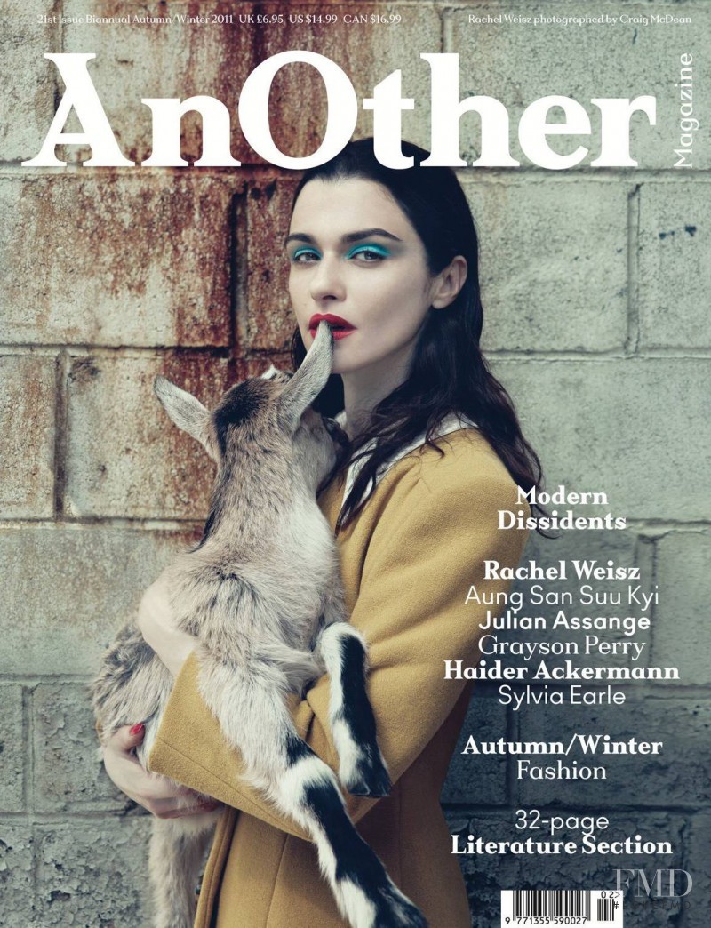 Rachel Weisz featured on the AnOther cover from September 2011