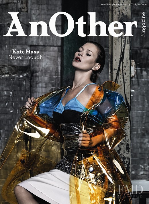 Kate Moss featured on the AnOther cover from September 2014