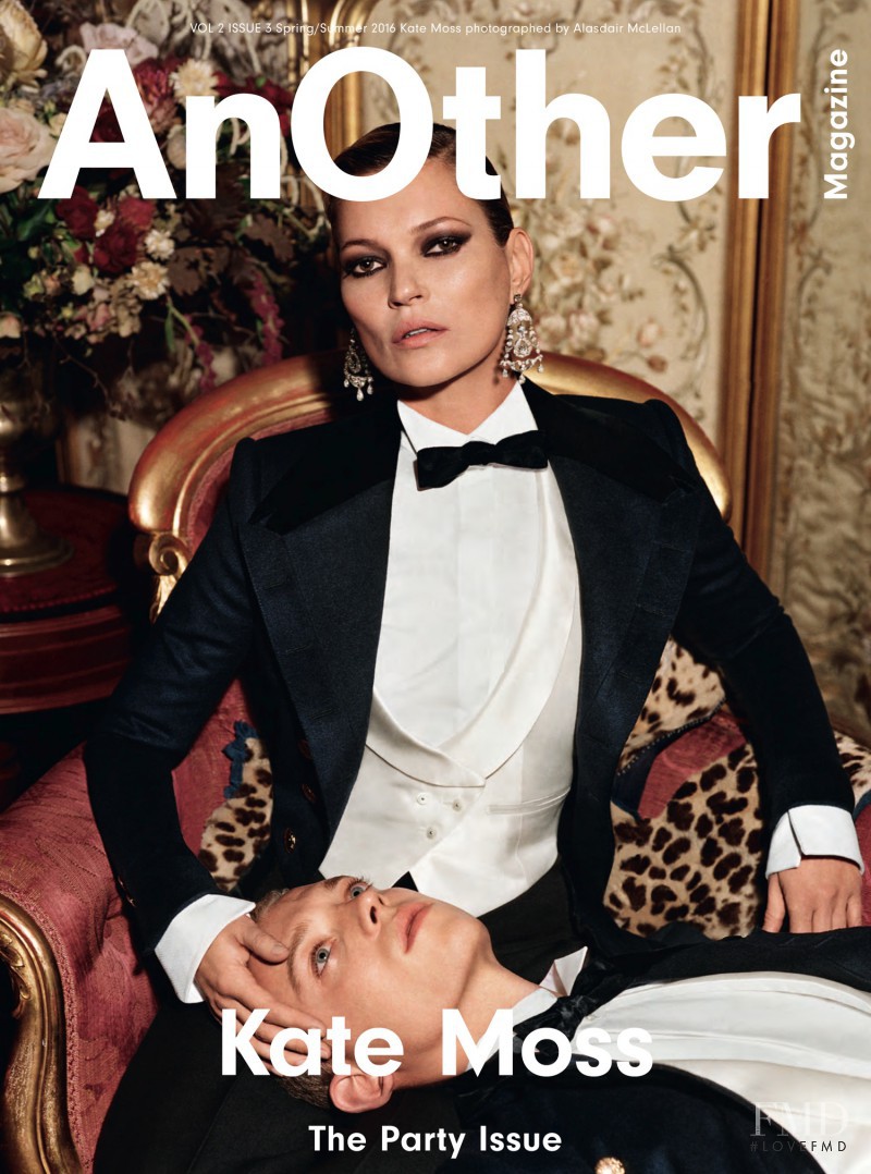 Kate Moss featured on the AnOther cover from February 2016
