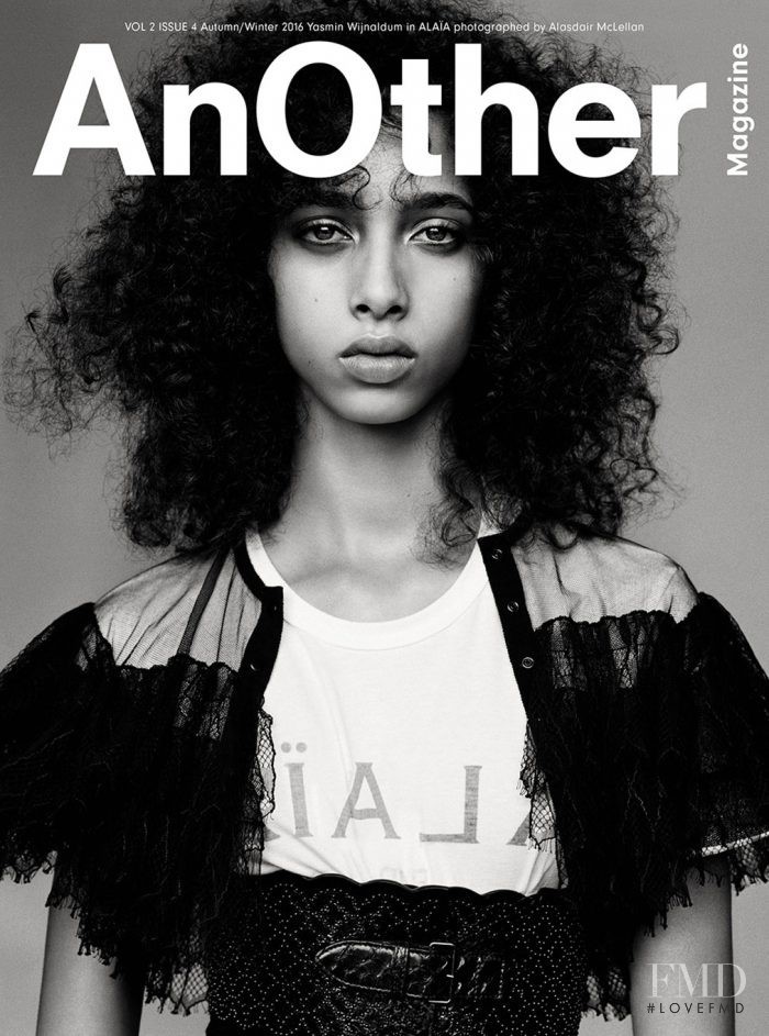 Yasmin Wijnaldum featured on the AnOther cover from September 2016