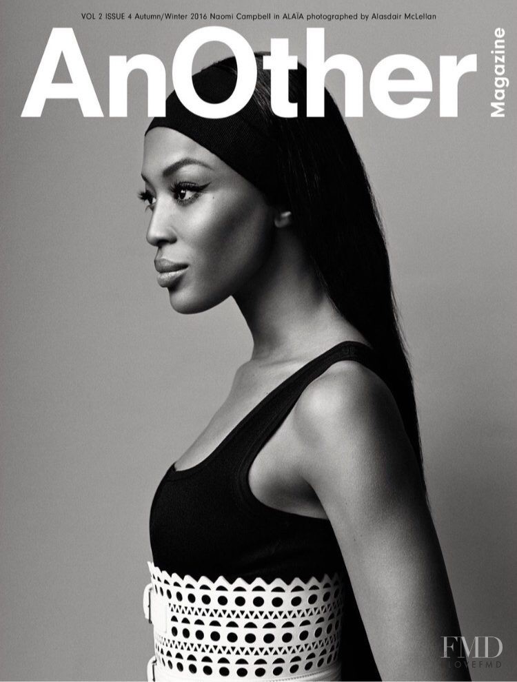 Naomi Campbell featured on the AnOther cover from September 2016