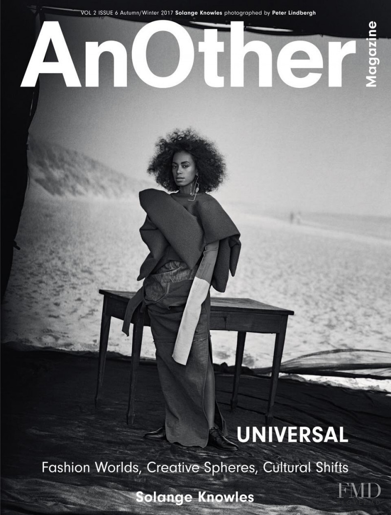 Solange Knowles featured on the AnOther cover from September 2017