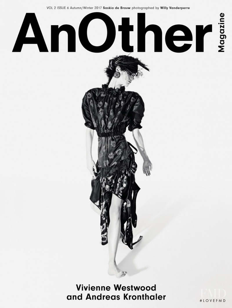 Saskia de Brauw featured on the AnOther cover from September 2017