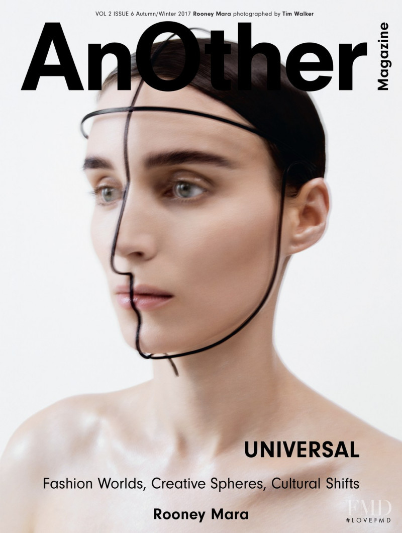 Rooney Mara featured on the AnOther cover from September 2017