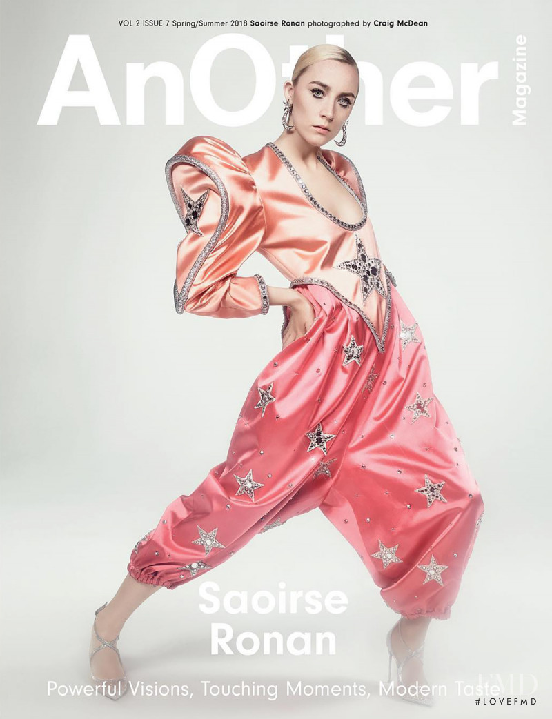 Saoirse Ronan featured on the AnOther cover from February 2018