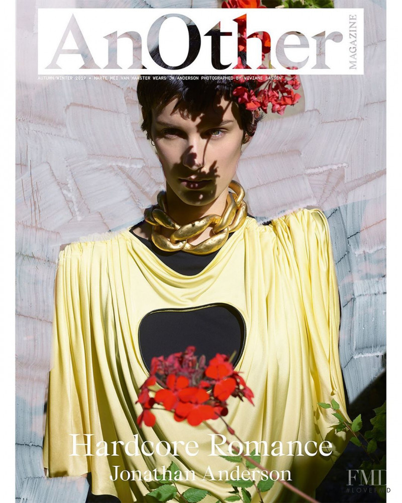 Marte Mei Van Haaster featured on the AnOther cover from September 2019