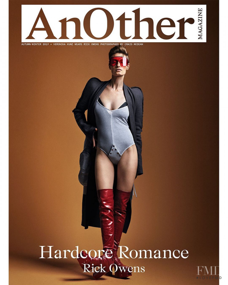 Veronika Kunz featured on the AnOther cover from September 2019