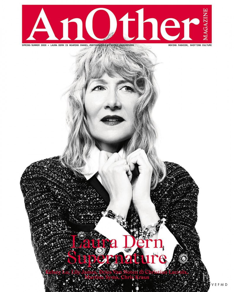 Laura Dern featured on the AnOther cover from February 2020