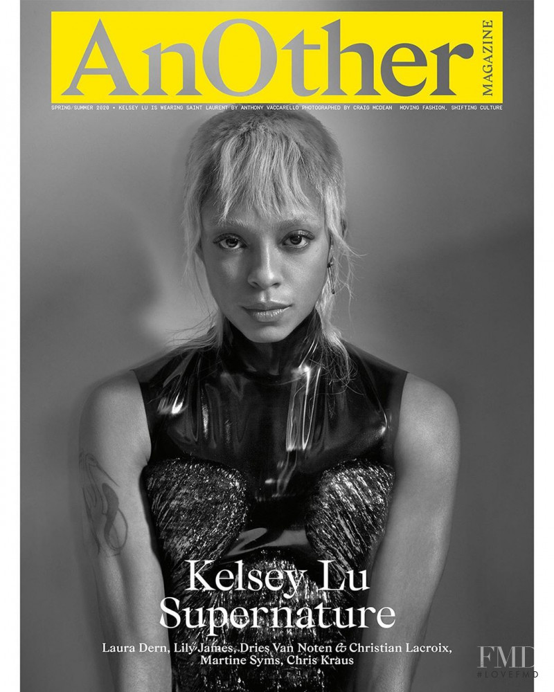 Kelsey Lu featured on the AnOther cover from February 2020