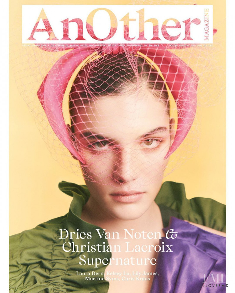 Lola Nicon featured on the AnOther cover from February 2020