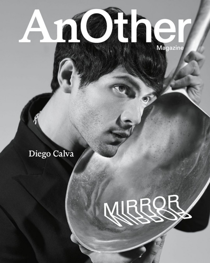 Diego Calva featured on the AnOther cover from March 2023