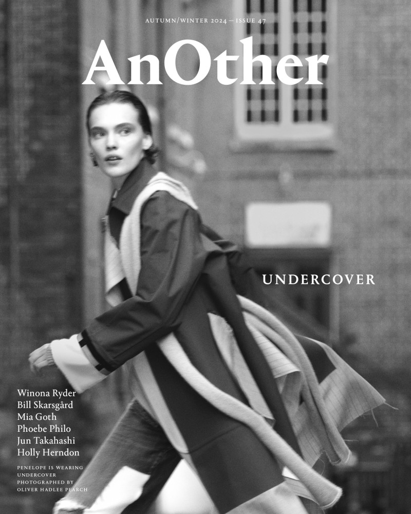 Penelope Ternes featured on the AnOther cover from September 2024