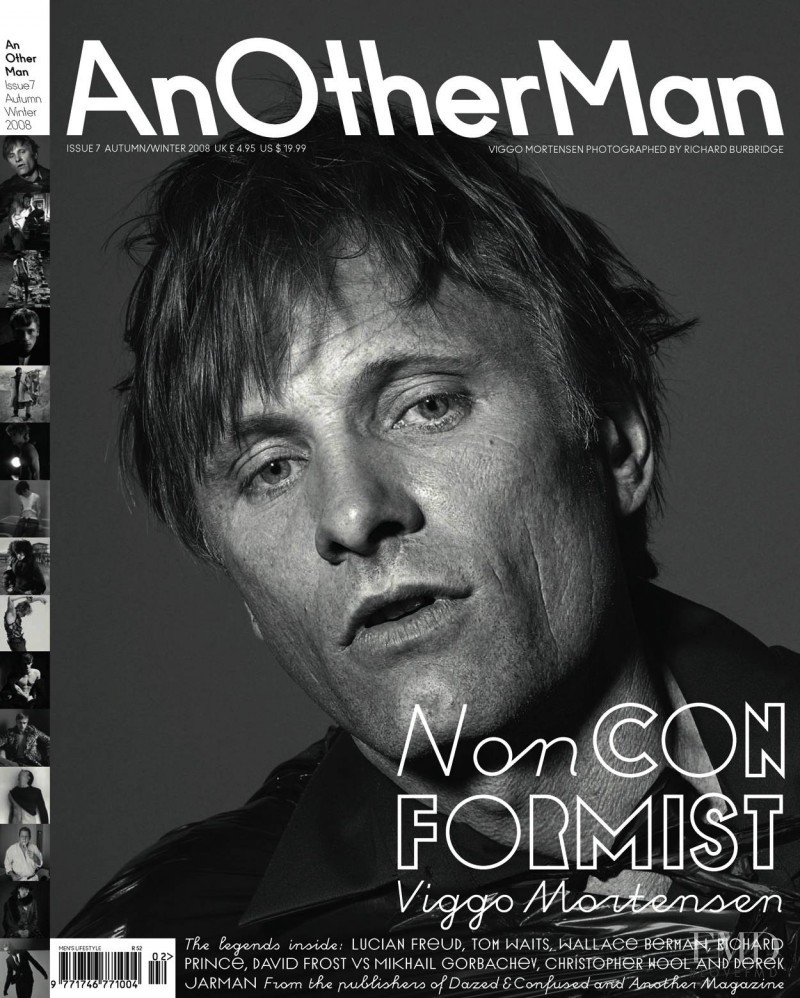 viggo Mortensen featured on the AnOther Man cover from September 2008