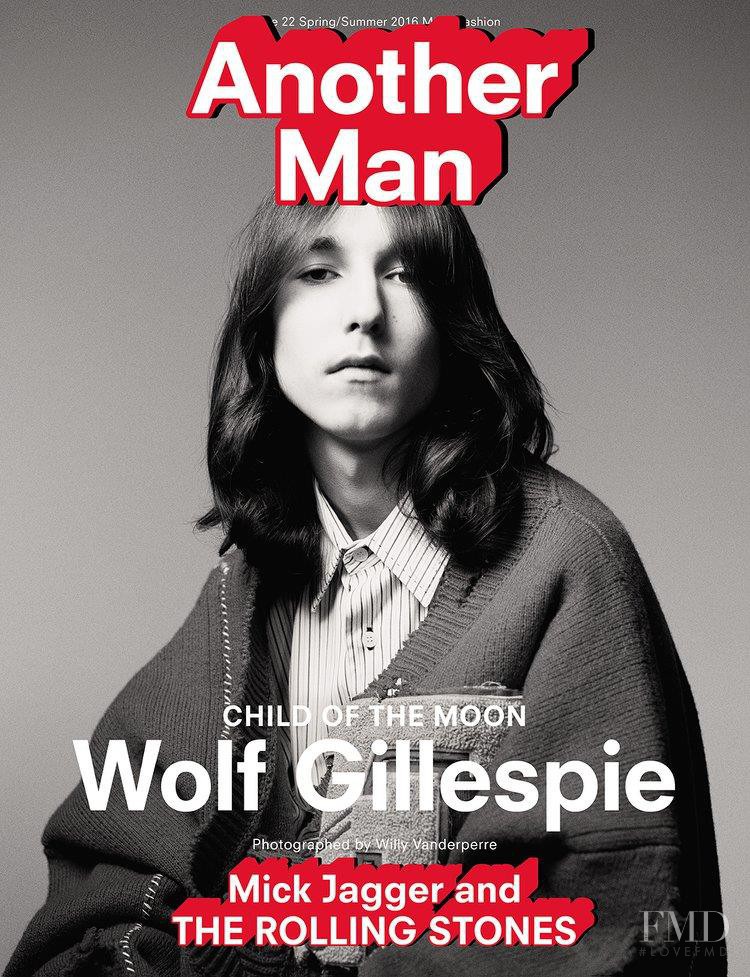 Wolf Gillespie featured on the AnOther Man cover from February 2016