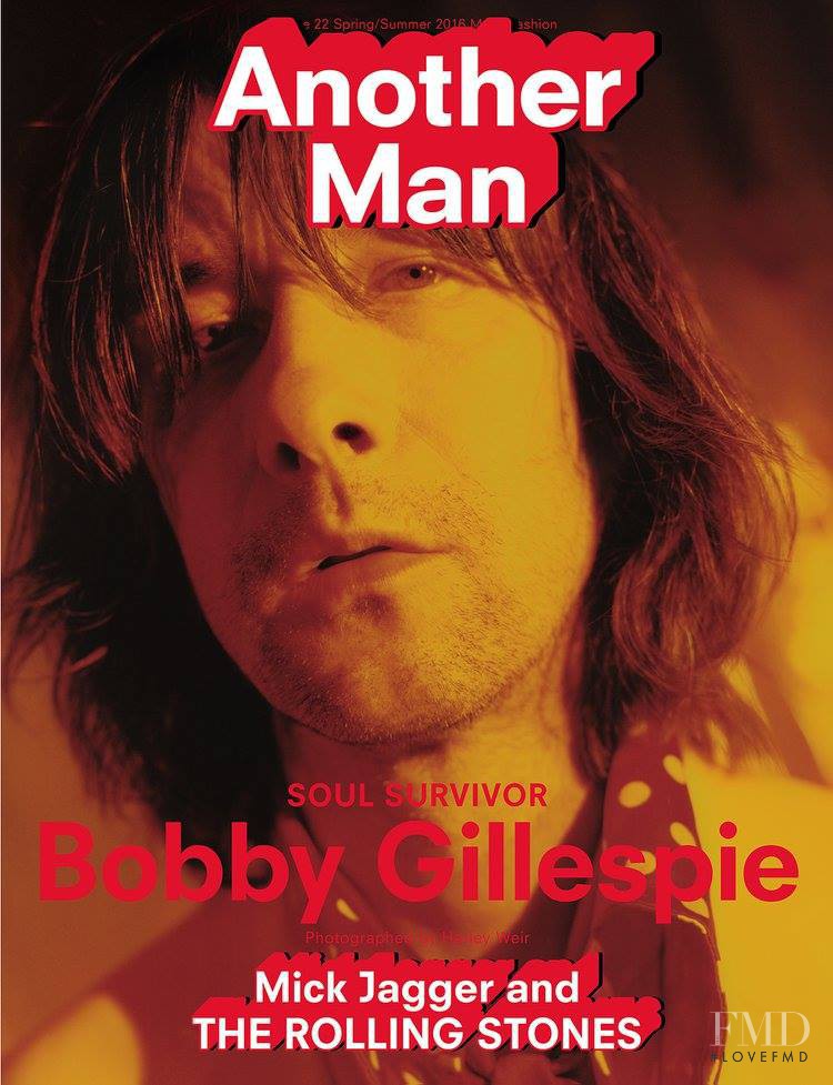 Bobby Gillespie featured on the AnOther Man cover from February 2016