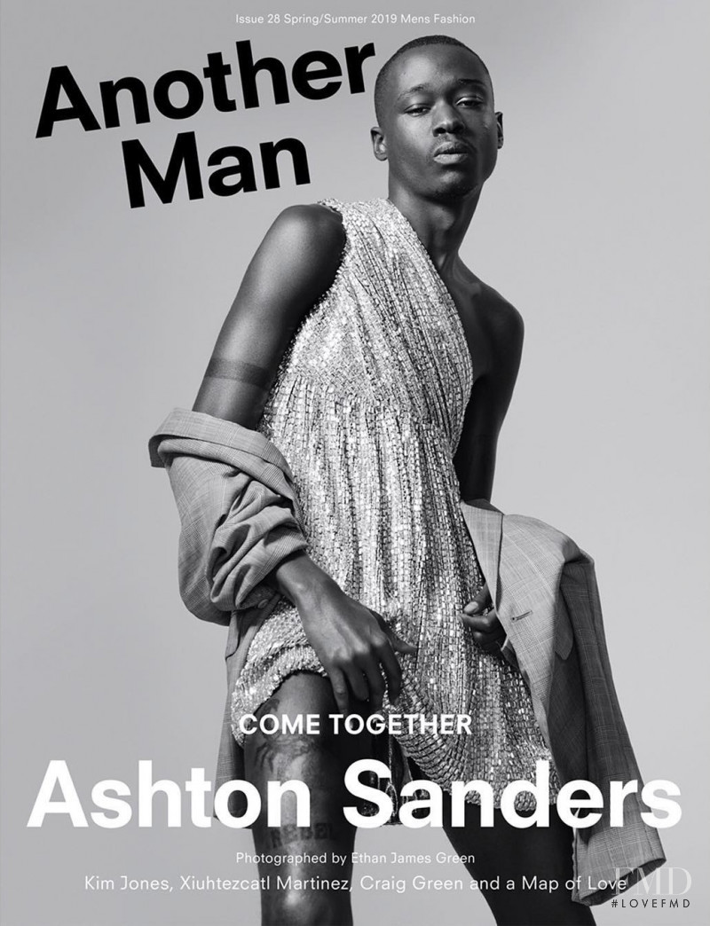 Ashton Sanders featured on the AnOther Man cover from February 2019