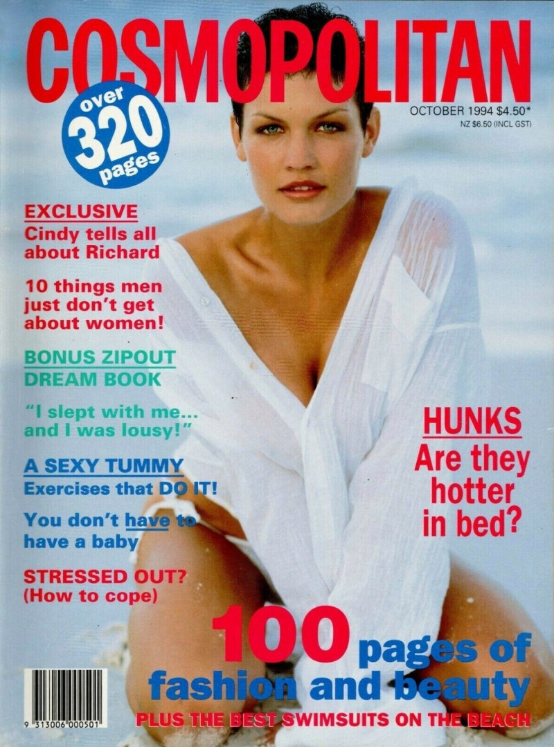 Rosi Riedl featured on the Cosmopolitan Australia cover from October 1994