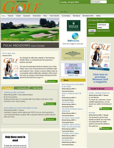 WomensGolfAustralia.com