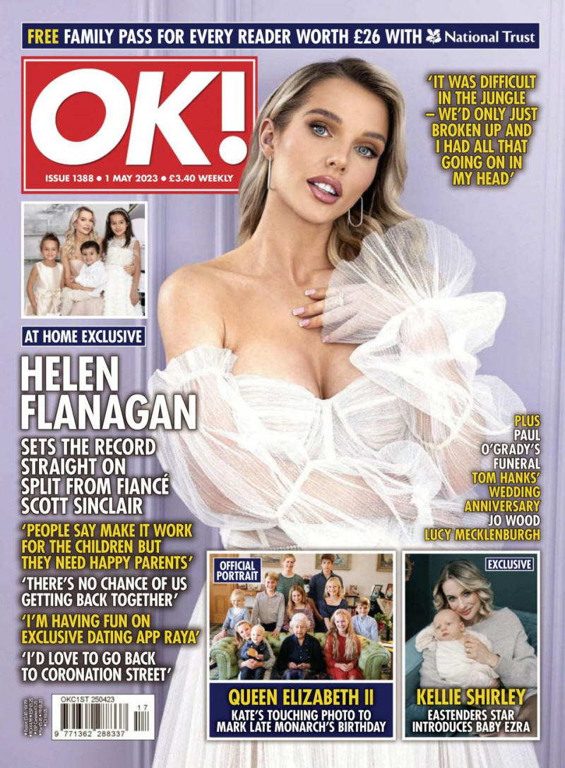 Helen Flanagan featured on the OK! Magazine UK cover from May 2023