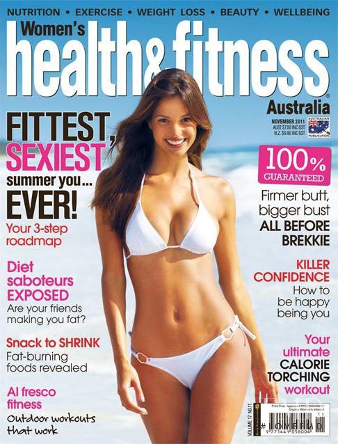  featured on the Women\'s Health & Fitness cover from November 2011