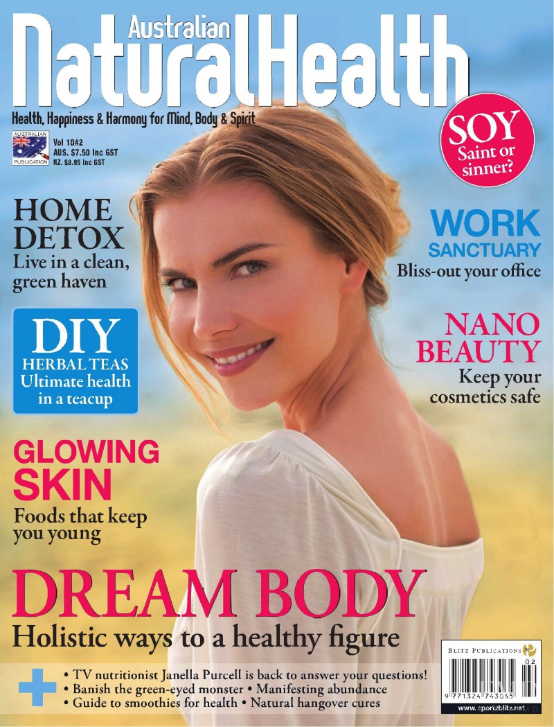  featured on the Australian Natural Health cover from January 2010