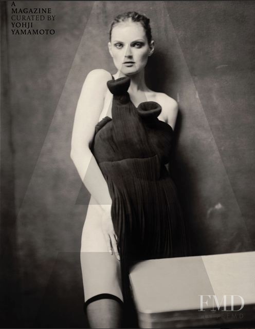 Guinevere van Seenus featured on the A Magazine cover from January 2005
