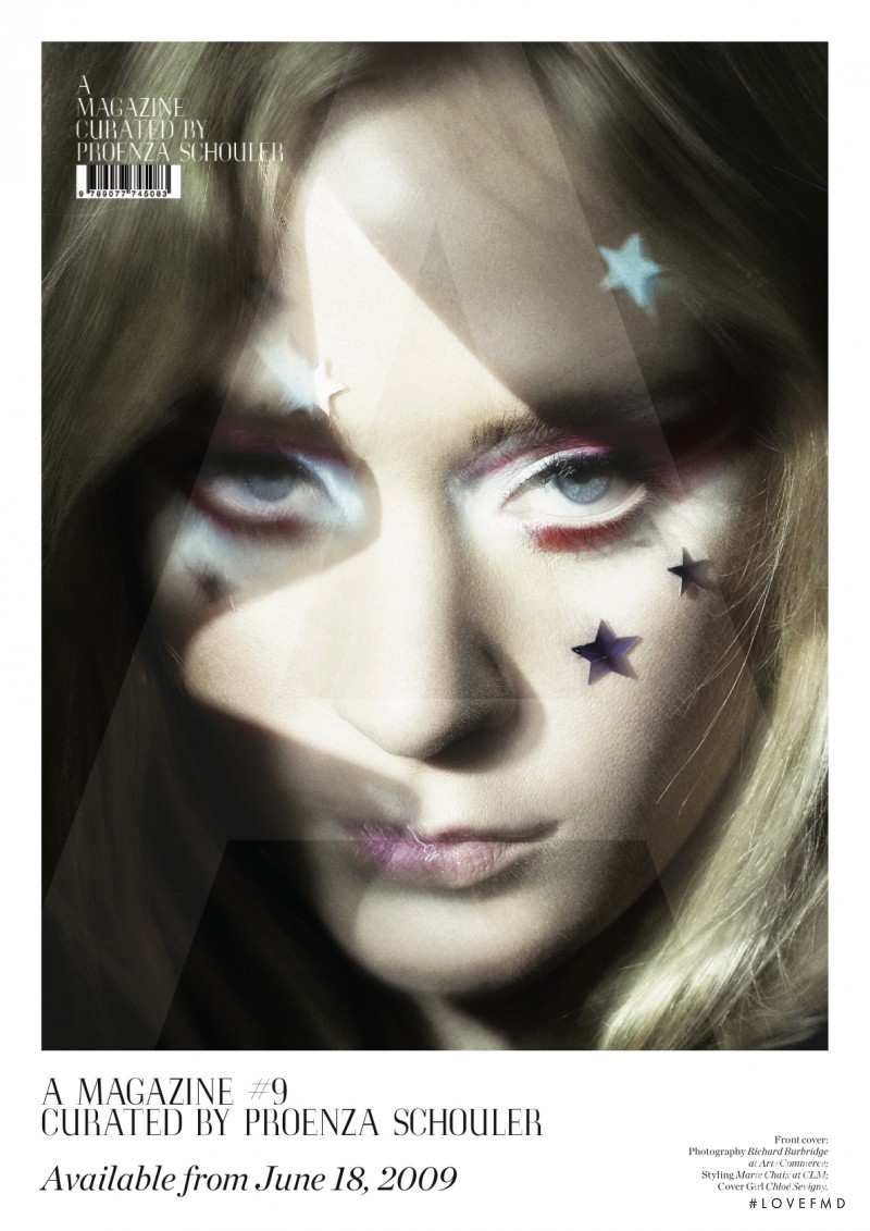 Chloe Sevigny featured on the A Magazine cover from June 2009