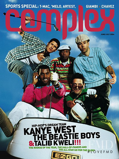 Kanye West, The Beastie Boys & Talib Kweli featured on the Complex cover from June 2004