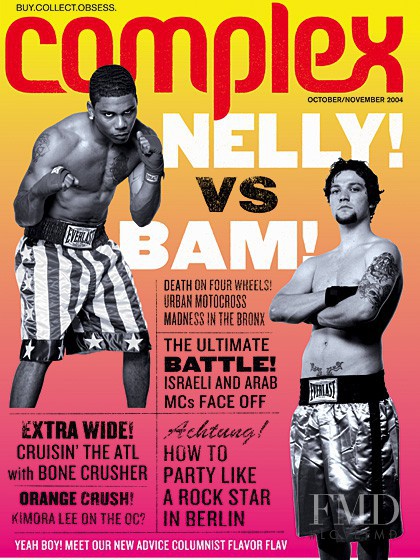 Nelly & Bam featured on the Complex cover from October 2004