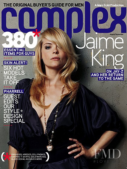 Jaime King featured on the Complex cover from August 2006