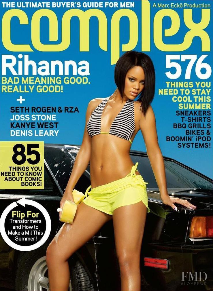 Rihanna featured on the Complex cover from June 2007