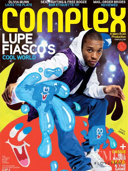 Lupe Fiasco featured on the Complex cover from August 2008