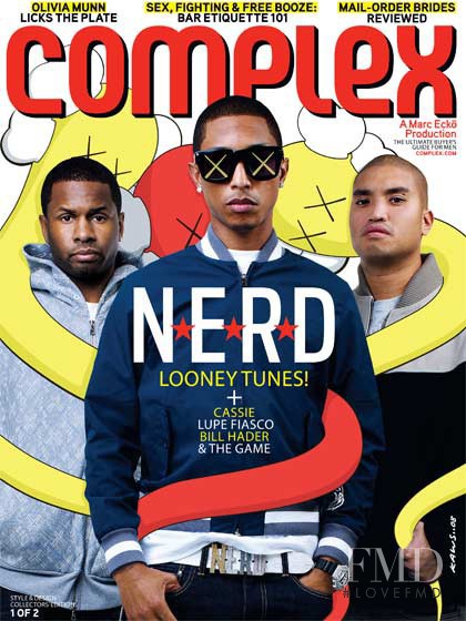 Lupe Fiasco, Bill Hader & The Game featured on the Complex cover from August 2008