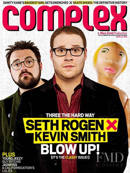 Seth Rogen & Kevin Smith featured on the Complex cover from October 2008