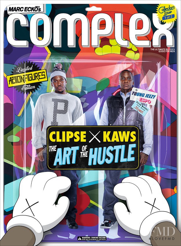 Clipse & Kaws featured on the Complex cover from October 2009