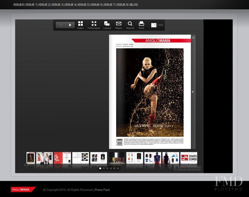 featured on the AnglomaniaMag.com cover from March 2010