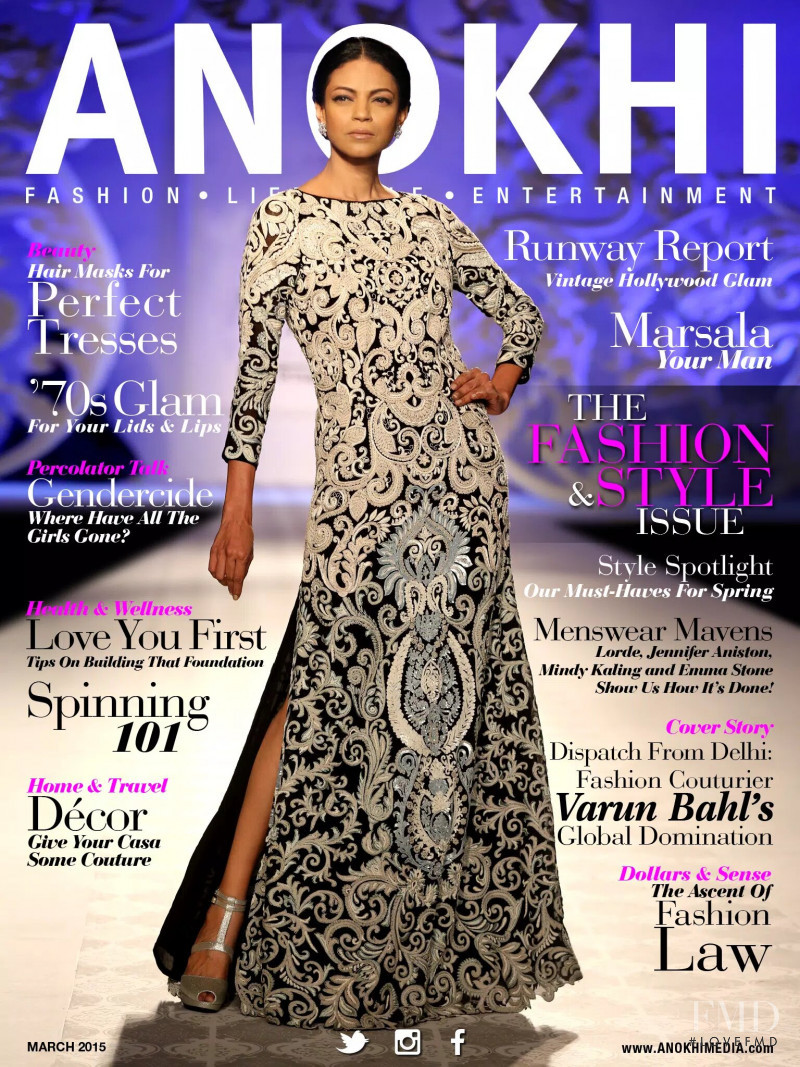  featured on the ANOKHI cover from March 2015