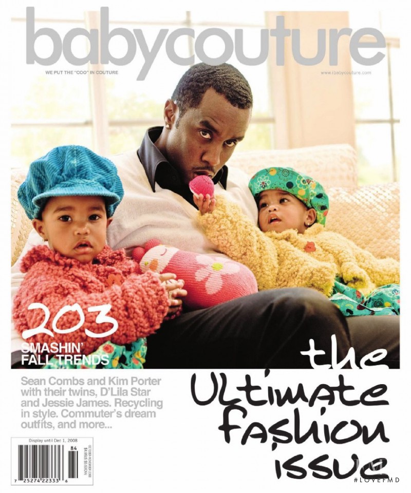 Sean Combs featured on the Baby Couture cover from October 2008