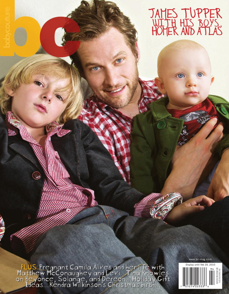 James Tupper featured on the Baby Couture cover from December 2009