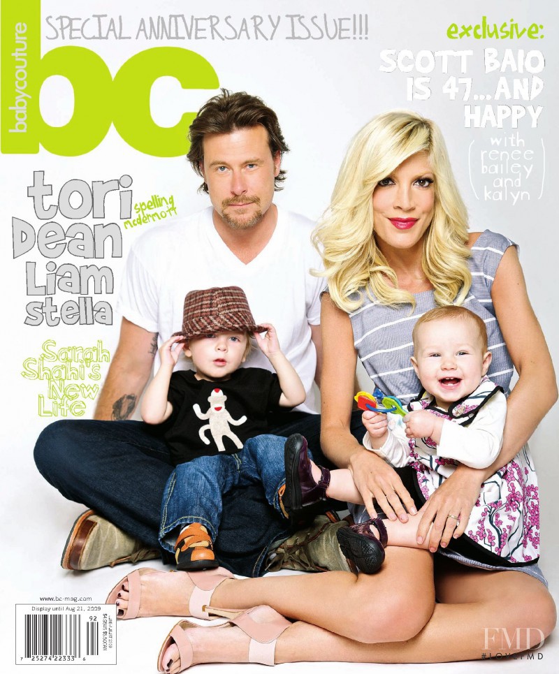 Tori Spelling & Bean Mcdermott featured on the Baby Couture cover from June 2009