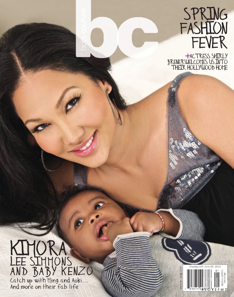 Kimora Lee Simmons featured on the Baby Couture cover from April 2010