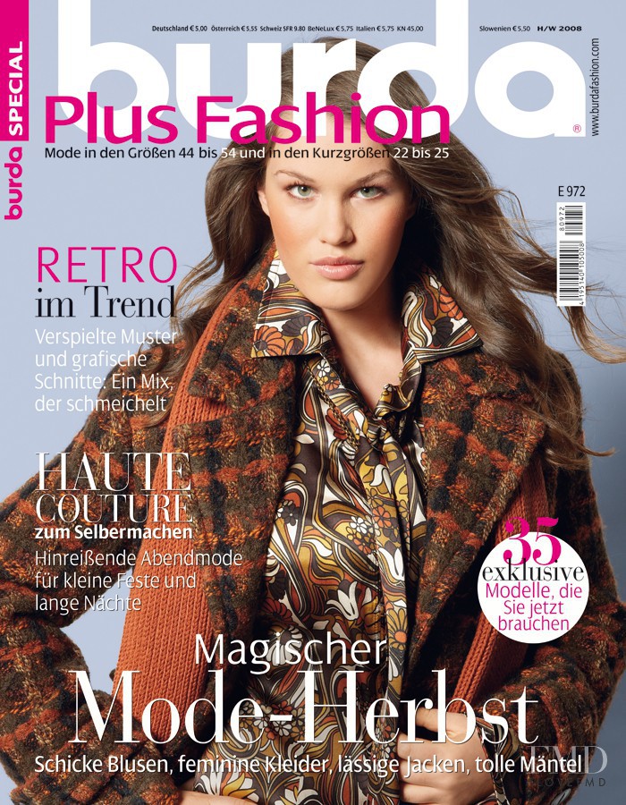  featured on the Burda Plus cover from September 2008