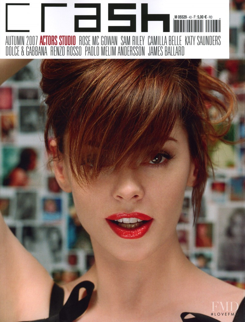 Rose McGowan featured on the Crash cover from September 2007