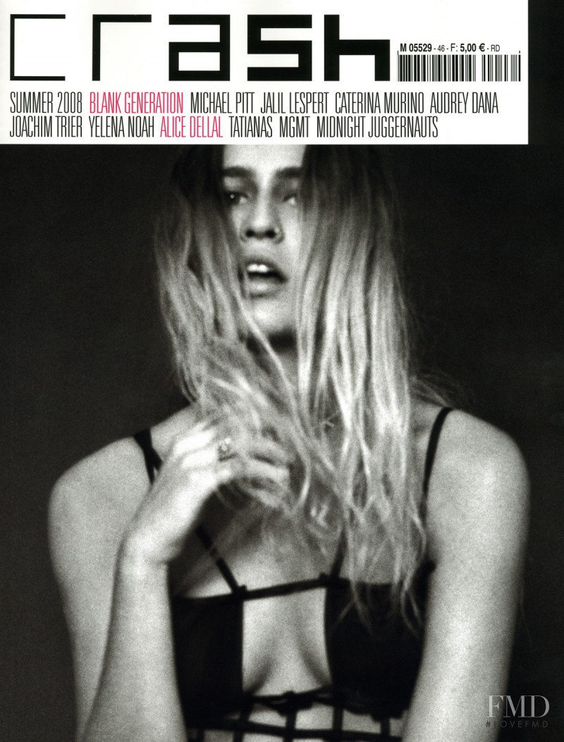 Alice Dellal featured on the Crash cover from June 2008