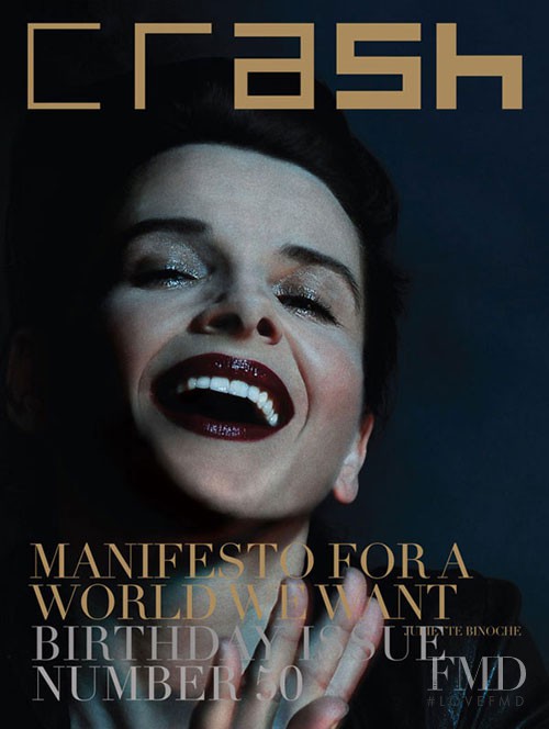 Juliette Binoche featured on the Crash cover from June 2009