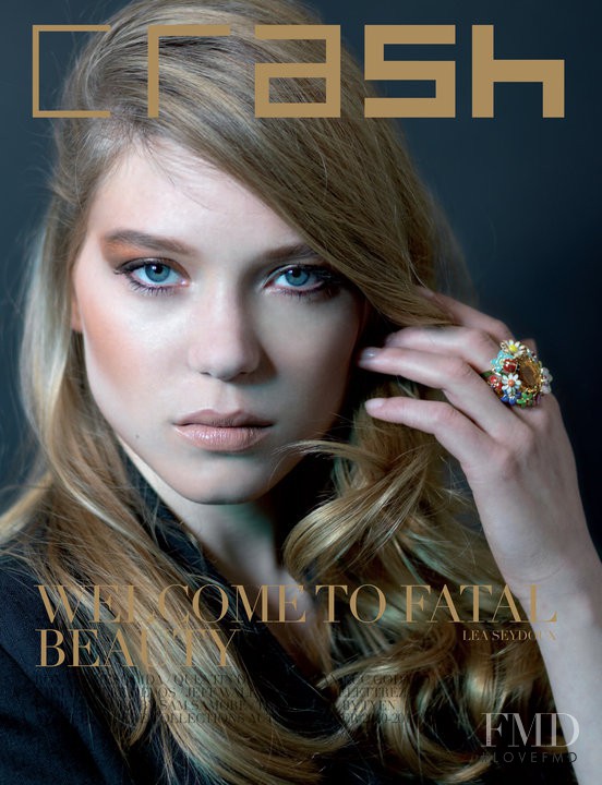 Léa Seydoux featured on the Crash cover from June 2010