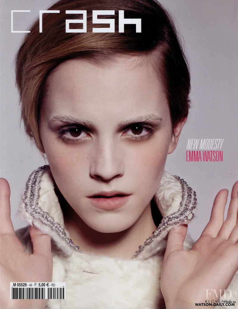 Emma Watson featured on the Crash cover from March 2010