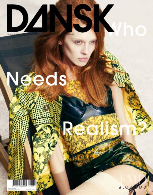 Olga Sherer featured on the DANSK UK cover from March 2010