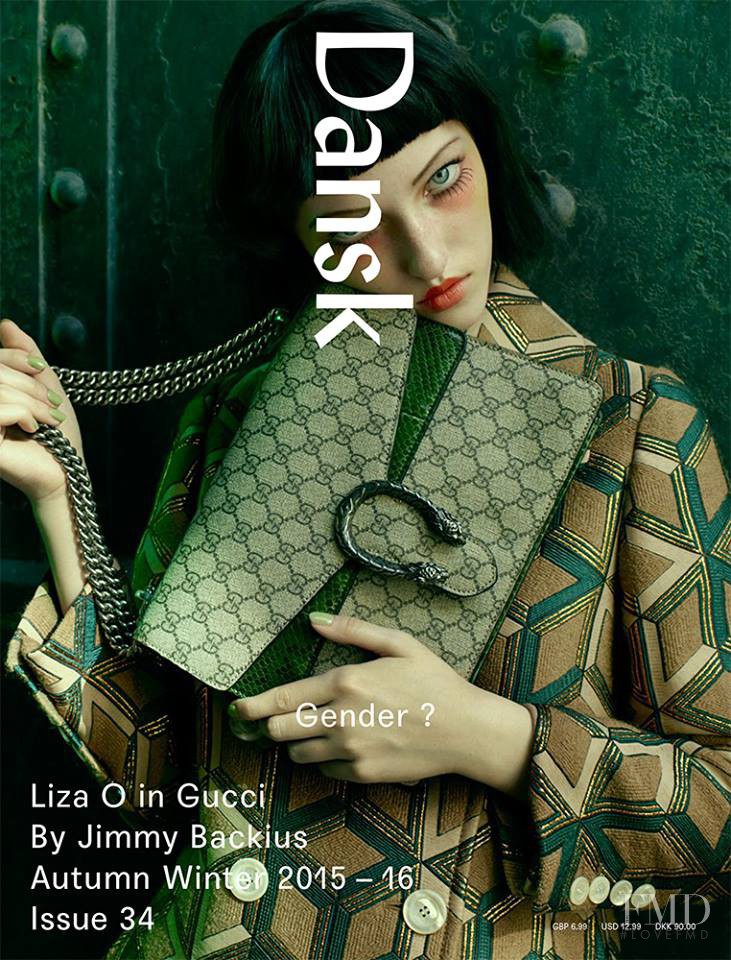 Liza Ostanina featured on the DANSK UK cover from September 2015